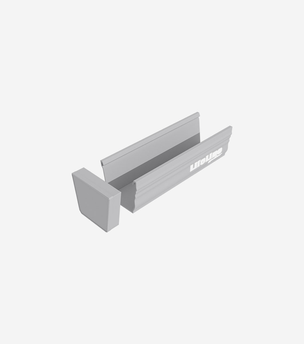 Gutter-Profile-w-end-cap Gutter - Image 1
